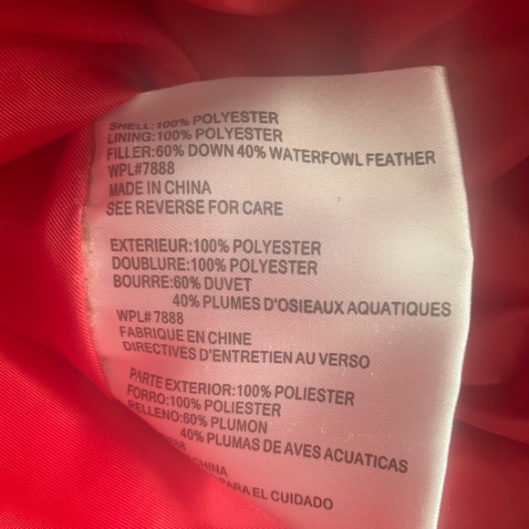 COPY - Red Michael Kors puffer coat - Picture 5 of 7